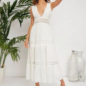 White Boho Dress